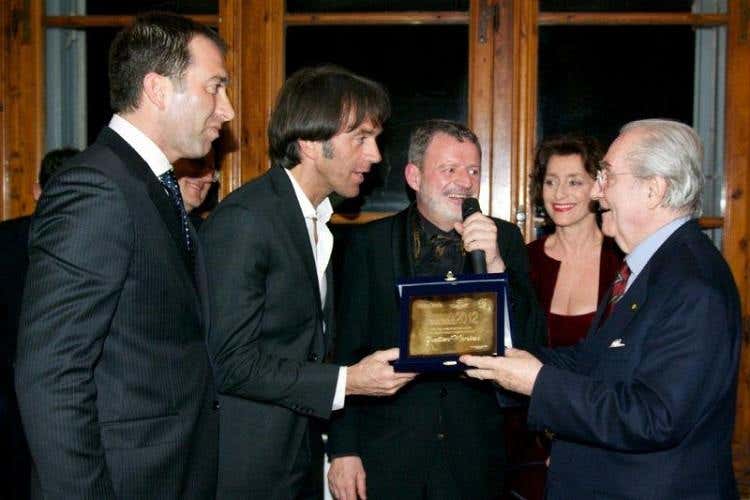 Christian Sbardella (direttore marketing Consorzio tutela Olio Toscano Igp), Davide Oldani, Alberto Lupini, Annamaria Tossani e Gualtiero Marchesi